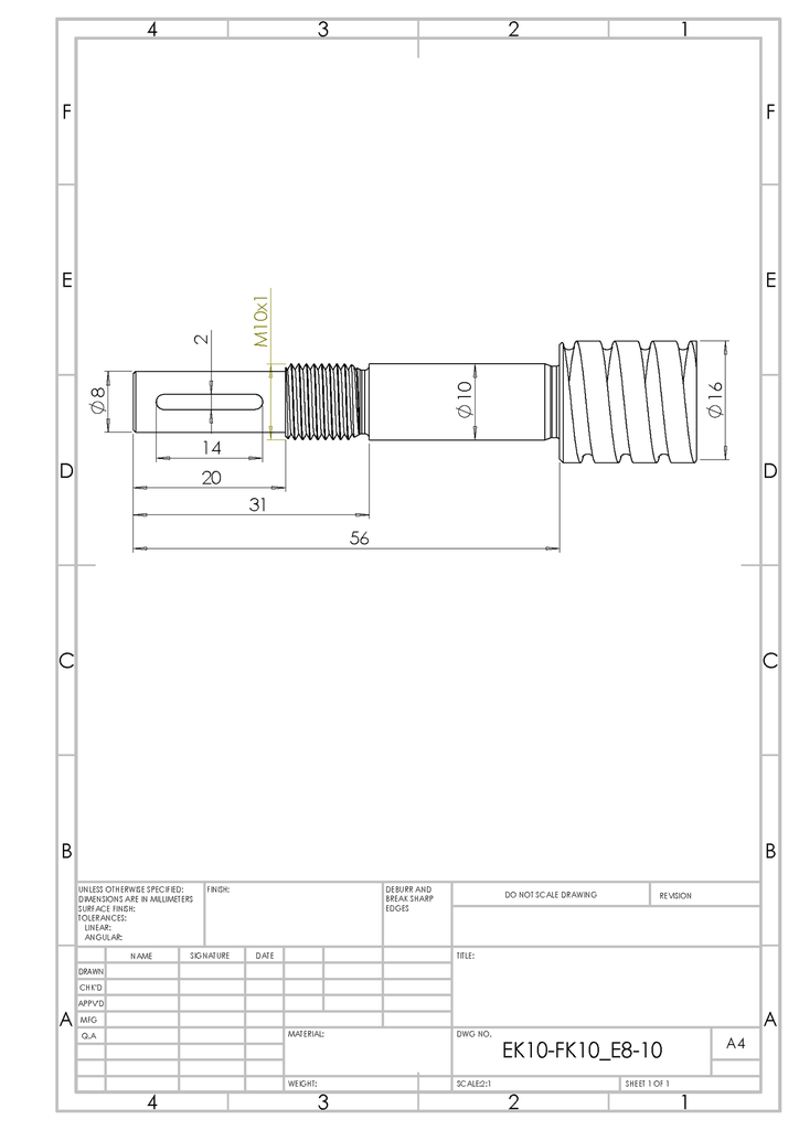 EK10-FK10/E8 End machining